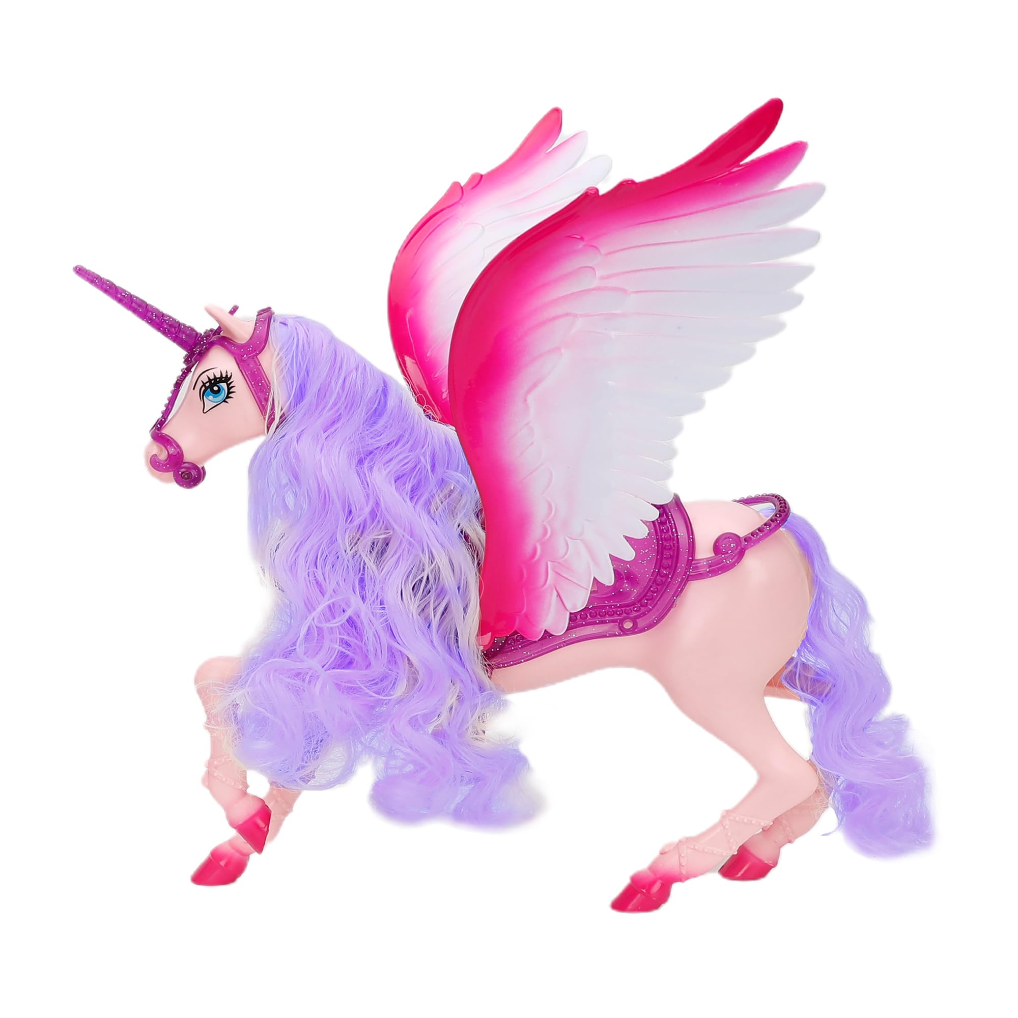 BETTINA Pink Sparkle Unicorn and Fairy Tale Princess Doll, W